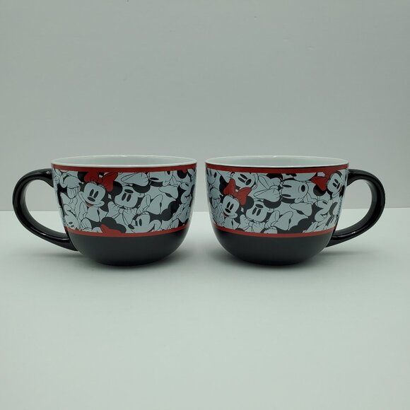 Disney Minnie Mouse Mugs Minnie Mouse Soup Coffee Cappuccino Mugs - Picture 1 of 10